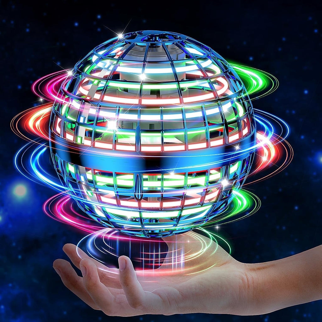 LED Flying Ball Toy with Vibrant RGB Lights