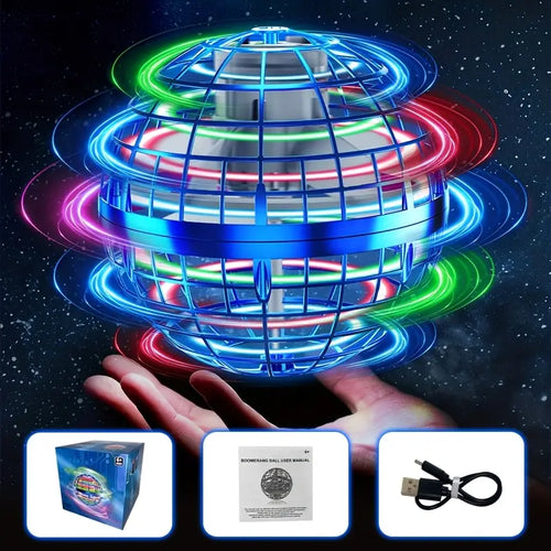 LED Flying Ball Toy with Vibrant RGB Lights